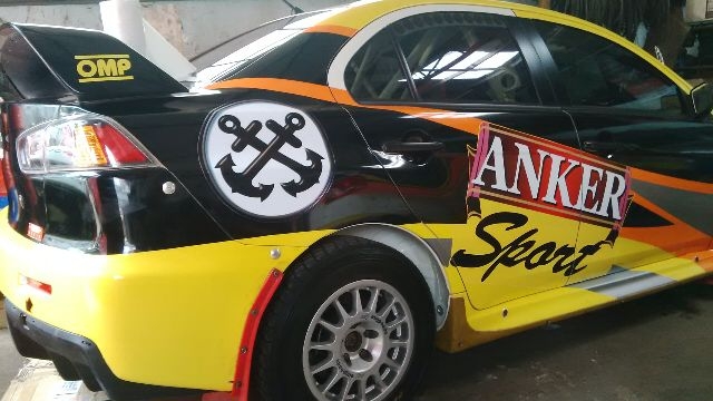 Erwin Mancha Bareng FBRT Pacu Evo X di Rally Indonesia